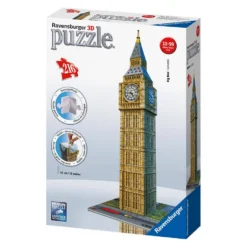 Ravensburger 3D-puzzel Big Ben - 216 Stukjes 7 Ravensburger 3D-puzzel Big Ben - 216 Stukjes -Spellen Speelgoed Winkel 1007165 6e94c1a1