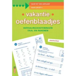 No Brand Vakantie Oefenblaadjes Naar Het 2e Leerjaar