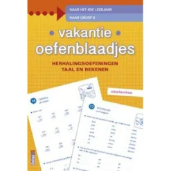 No Brand Vakantie Oefenblaadjes Naar Het 4de Leerjaar