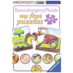Ravensburger Mijn Eerste Puzzels Puzzelset Op De Boerderij - 9 X 2 Stukjes