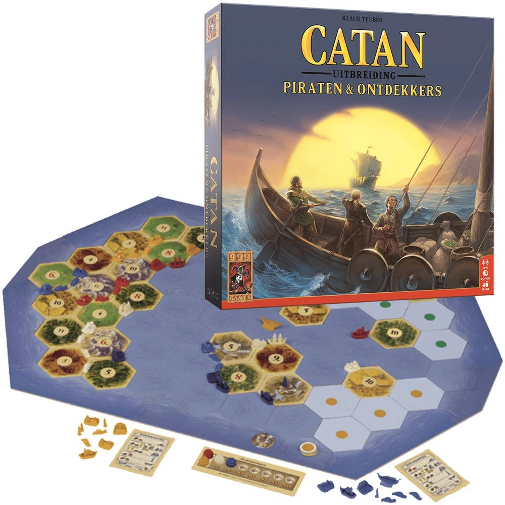 999 Games Catan: Piraten En Ontdekkers 1 999 Games Catan: Piraten En Ontdekkers