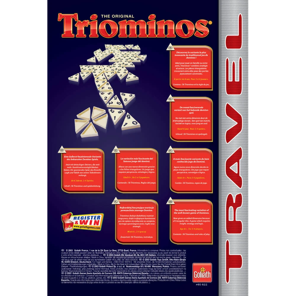 Goliath Triominos Reiseditie 4 Goliath Triominos Reiseditie - Afbeelding 4