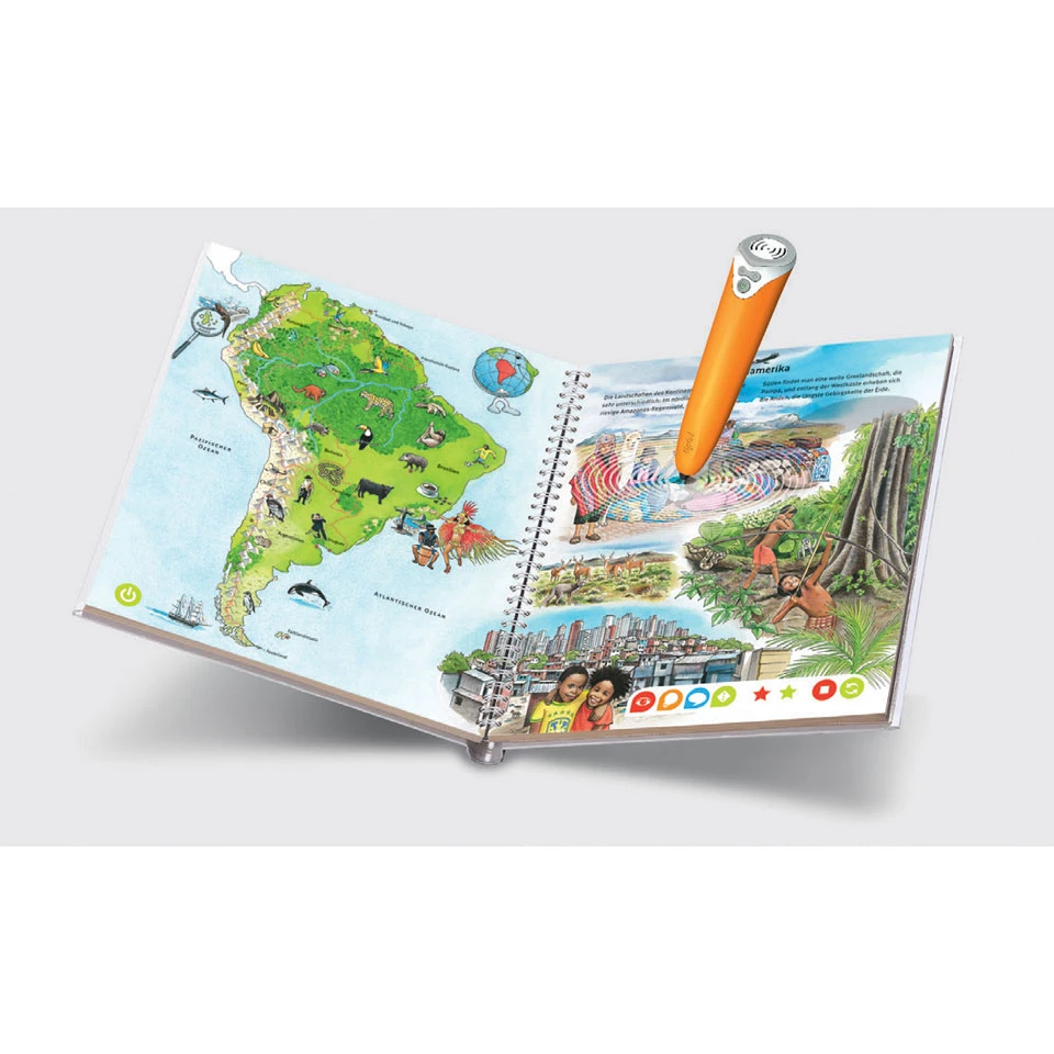 Ravensburger Tiptoi Mijn Grote Wereldatlas 2 Ravensburger Tiptoi Mijn Grote Wereldatlas - Afbeelding 2