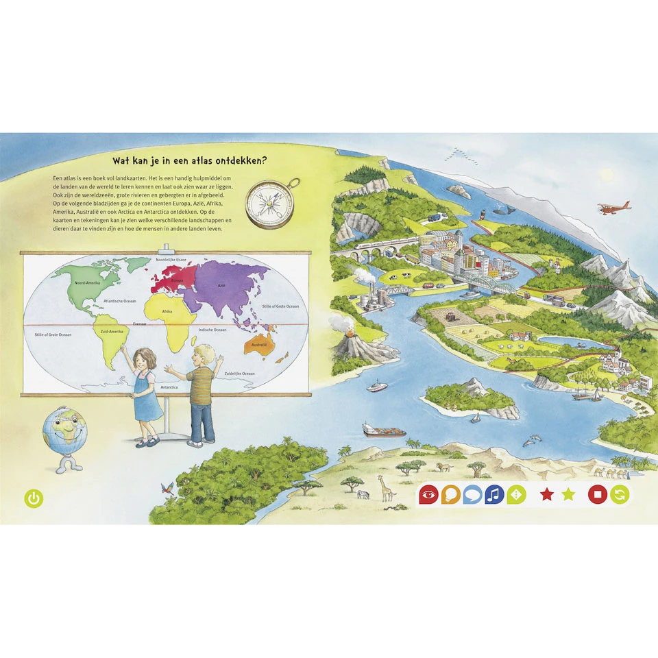 Ravensburger Tiptoi Mijn Grote Wereldatlas 3 Ravensburger Tiptoi Mijn Grote Wereldatlas - Afbeelding 3