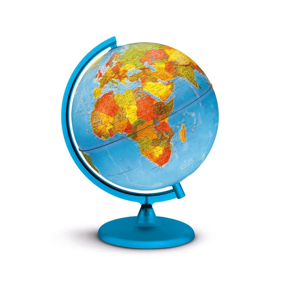 No Brand Wereldbol Met Licht - Blauw 2 No Brand Wereldbol Met Licht - Blauw - Afbeelding 2