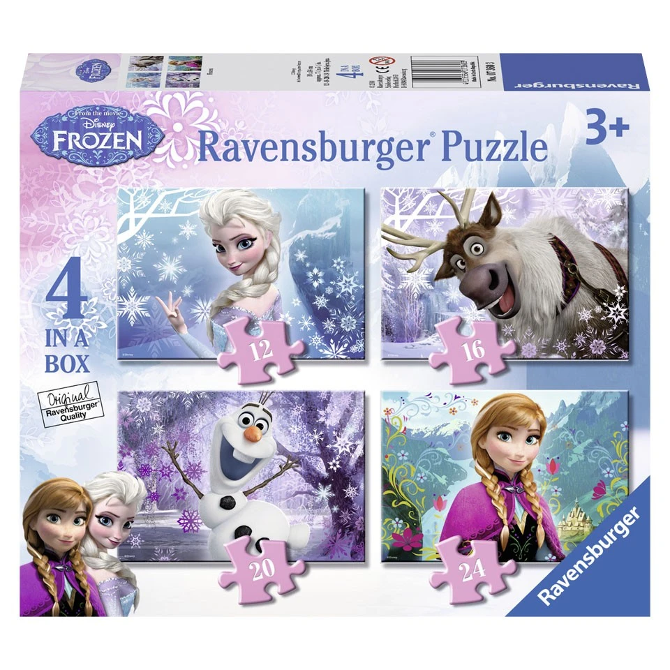 Ravensburger Disney Frozen Puzzelset - 12 + 16 + 20 + 24 Stukjes 1 Ravensburger Disney Frozen Puzzelset - 12 + 16 + 20 + 24 Stukjes