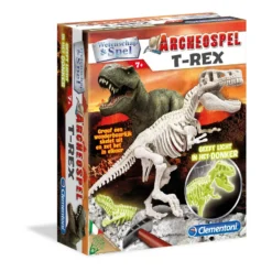 Clementoni Archeospel T-rex Fluoriserend