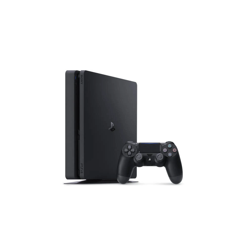 Sony PS4 Slim 500GB - Zwart 2 Sony PS4 Slim 500GB - Zwart - Afbeelding 2