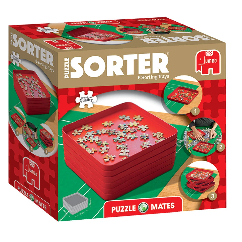 Jumbo Puzzel Sorteerbakjes 2 Jumbo Puzzel Sorteerbakjes - Afbeelding 2