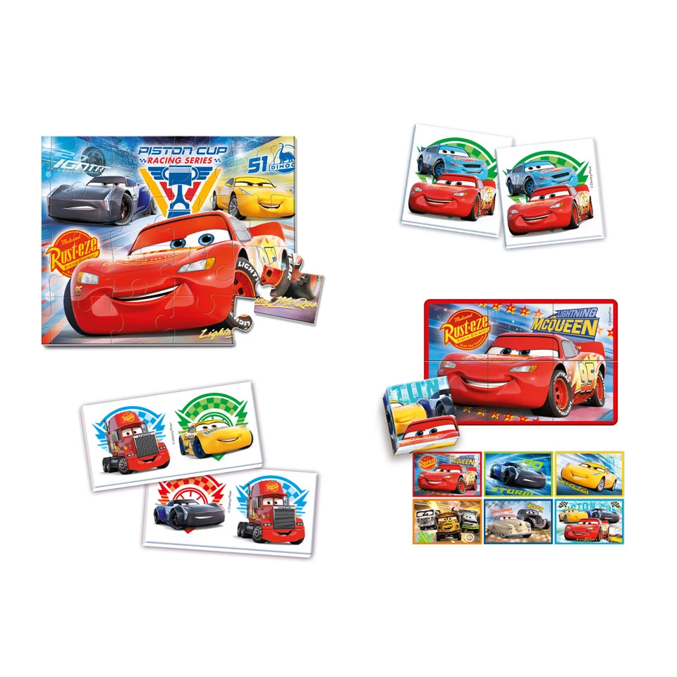 Clementoni Edukit 4 In 1 Cars 3 2 Clementoni Edukit 4 In 1 Cars 3 - Afbeelding 2