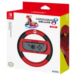 No Brand Nintendo Switch Hori MK8 Deluxe Racing Wheel Mario - Rood