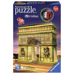 Ravensburger 3D-puzzel Arc De Triomphe By Night - 216 Stukjes