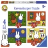 Ravensburger Nijntje Puzzelset - 12 + 16 + 20 + 24 Stukjes