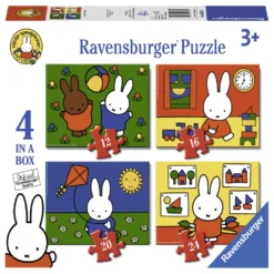 Ravensburger Nijntje Puzzelset - 12 + 16 + 20 + 24 Stukjes