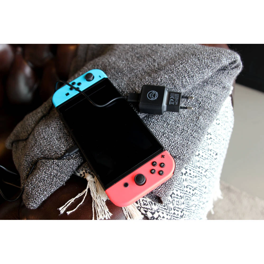 Qware Switch AC Adapter + Oplaadkabel USB-C - 1,8 Meter 3 Qware Switch AC Adapter + Oplaadkabel USB-C - 1,8 Meter - Afbeelding 3