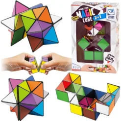Magic Cube 2-in-1 Breinbreker -Spellen Speelgoed Winkel 1800180 003