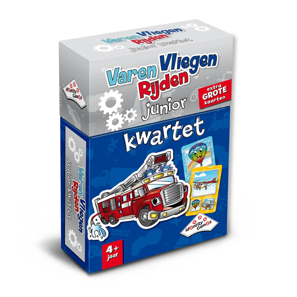 Identity Games Varen Vliegen Rijden Junior Kwartet 2 Identity Games Varen Vliegen Rijden Junior Kwartet - Afbeelding 2