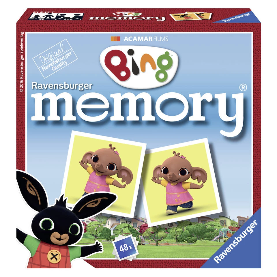 Ravensburger Bing Bunny Mini Memoryspel 2 Ravensburger Bing Bunny Mini Memoryspel - Afbeelding 2