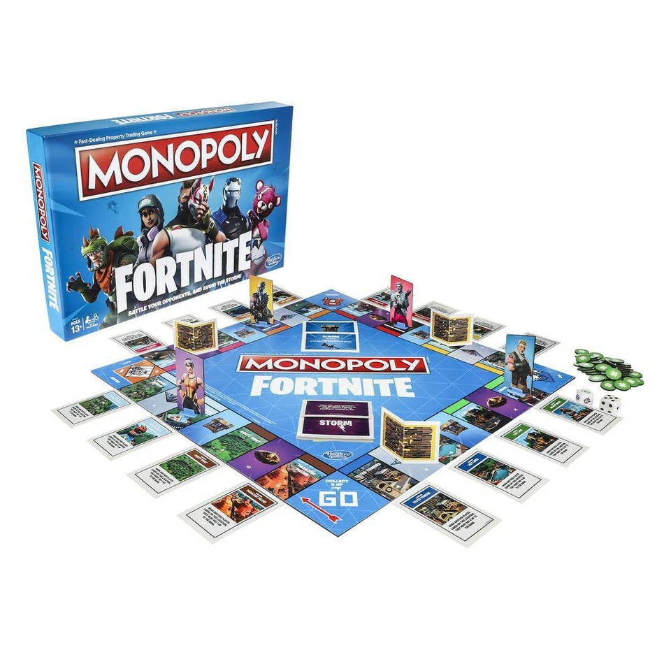 Hasbro Gaming Monopoly Fortnite Editie - Bordspel 1 Hasbro Gaming Monopoly Fortnite Editie - Bordspel