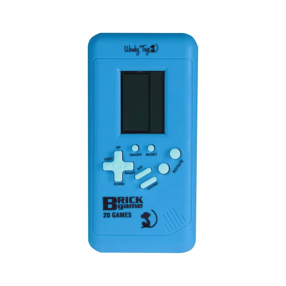 No Brand Wonky Monkey 20 Brick Games Handheld - Blauw 2 No Brand Wonky Monkey 20 Brick Games Handheld - Blauw - Afbeelding 2