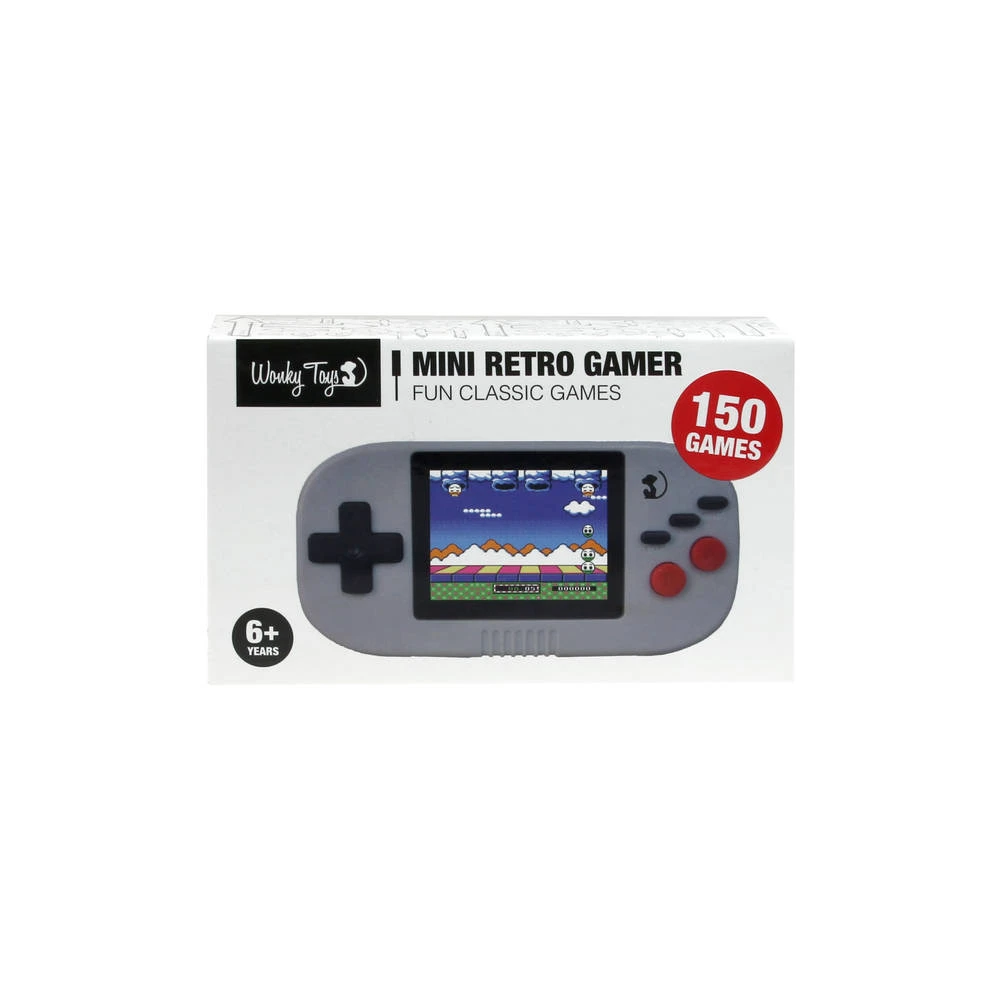 No Brand Wonky Monkey Handheld 150 Games - Grijs 2 No Brand Wonky Monkey Handheld 150 Games - Grijs - Afbeelding 2