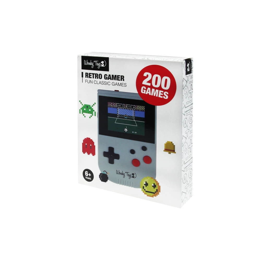 No Brand Wonky Monkey Handheld 200 Games - Grijs 1 No Brand Wonky Monkey Handheld 200 Games - Grijs