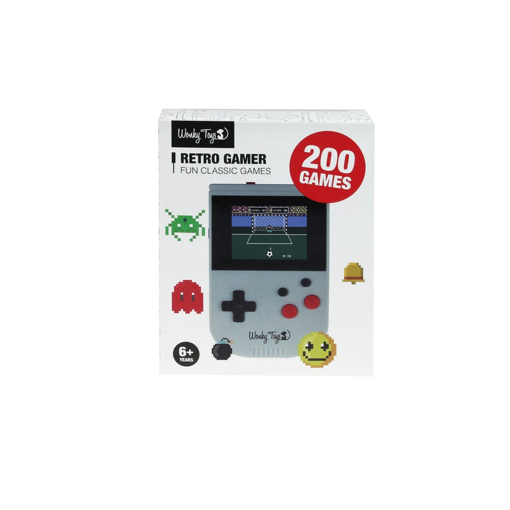 No Brand Wonky Monkey Handheld 200 Games - Grijs 2 No Brand Wonky Monkey Handheld 200 Games - Grijs - Afbeelding 2