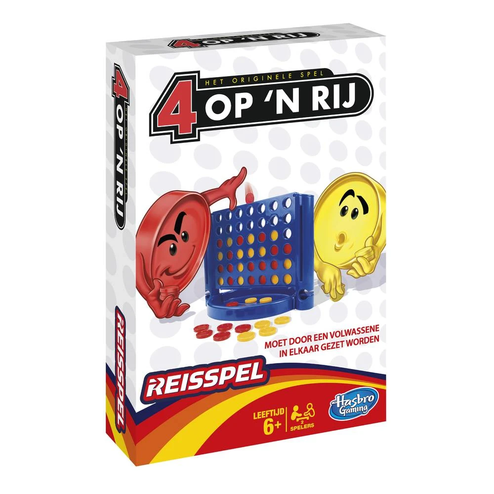 Hasbro Gaming 4 Op 'n Rij Reisspel 2 Hasbro Gaming 4 Op 'n Rij Reisspel - Afbeelding 2