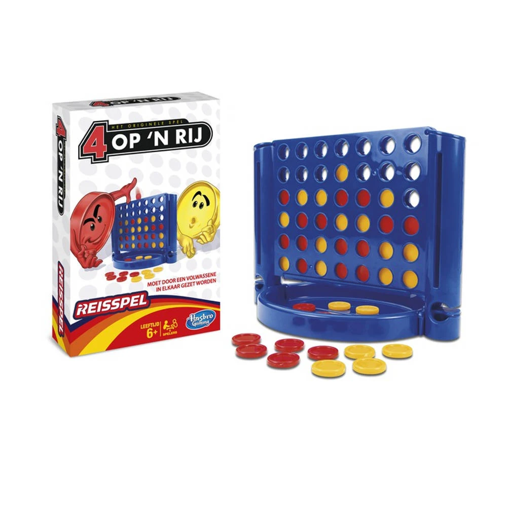 Hasbro Gaming 4 Op 'n Rij Reisspel 1 Hasbro Gaming 4 Op 'n Rij Reisspel
