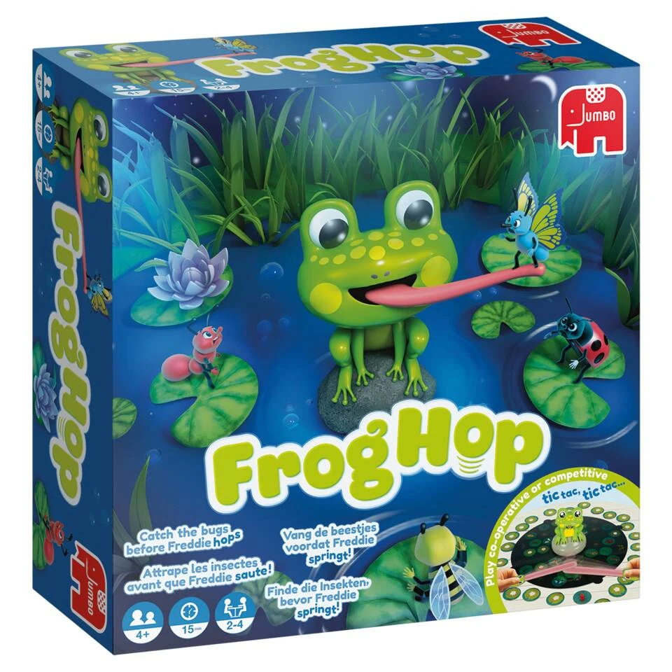 Jumbo Frog Hop Gezelschapsspel 1 Jumbo Frog Hop Gezelschapsspel