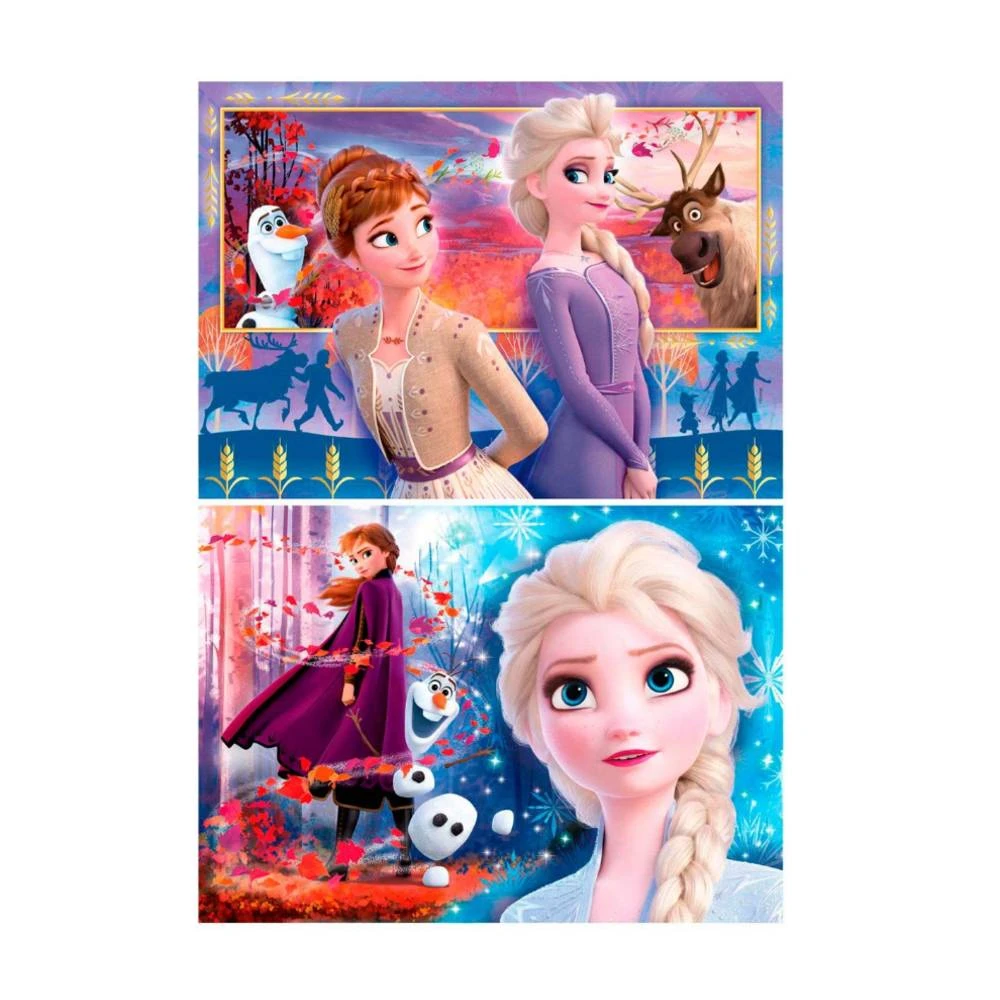 Clementoni Disney Frozen 2 Puzzelset - 2 X 60 Stukjes 2 Clementoni Disney Frozen 2 Puzzelset - 2 X 60 Stukjes - Afbeelding 2