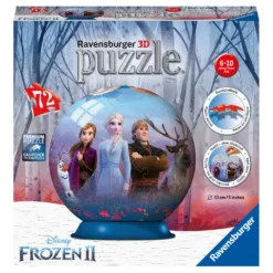 Ravensburger Disney Frozen 2 3D-puzzelbal - 72 Stukjes