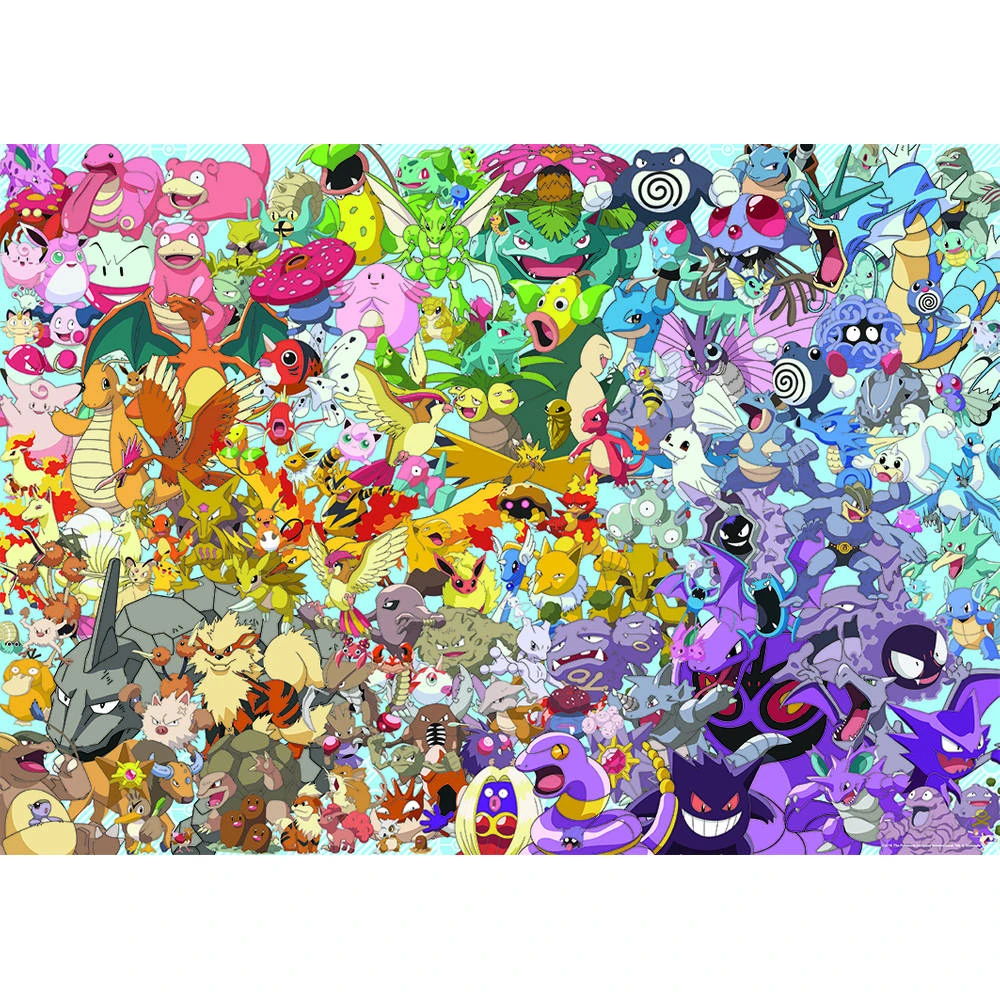 Ravensburger Puzzel Pokémon - 1000 Stukjes 2 Ravensburger Puzzel Pokémon - 1000 Stukjes - Afbeelding 2