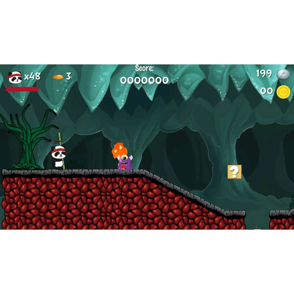 No Brand Nintendo Switch Panda Hero - Code In A Box 3 No Brand Nintendo Switch Panda Hero - Code In A Box - Afbeelding 3