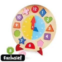 Woodlets Houten Vertel De Tijd Klok