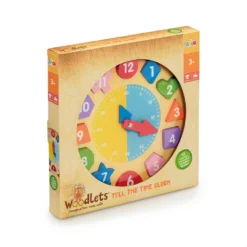 Woodlets Houten Vertel De Tijd Klok -Spellen Speelgoed Winkel 1986754 b647109b