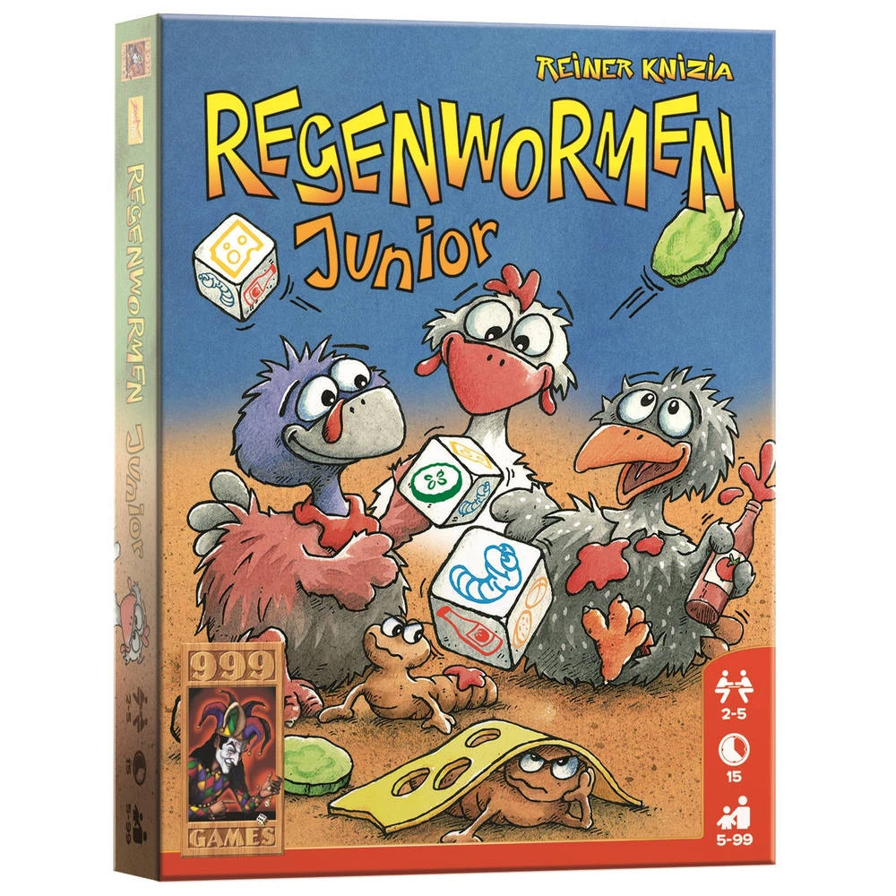 999 Games Regenwormen Junior (A13) 2 999 Games Regenwormen Junior (A13) - Afbeelding 2