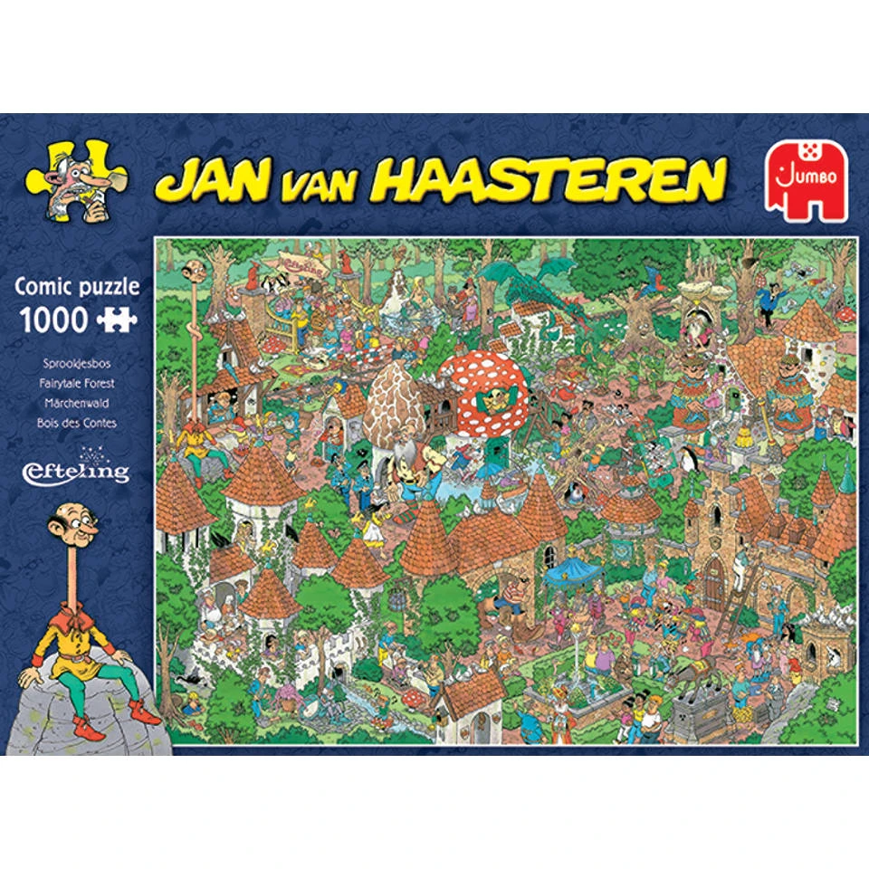 Jumbo Jan Van Haasteren Puzzel Efteling Sprookjesbos - 1000 Stukjes 3 Jumbo Jan Van Haasteren Puzzel Efteling Sprookjesbos - 1000 Stukjes - Afbeelding 3