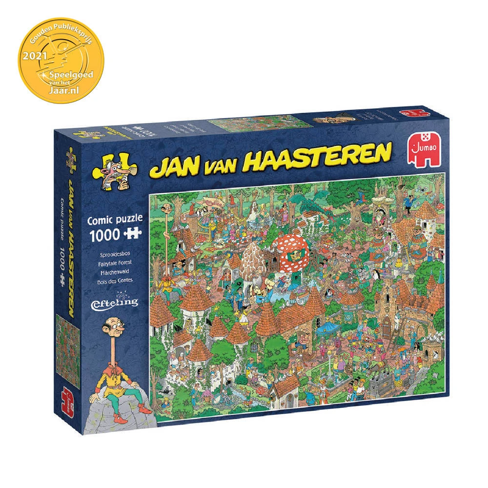 Jumbo Jan Van Haasteren Puzzel Efteling Sprookjesbos - 1000 Stukjes 6 Jumbo Jan Van Haasteren Puzzel Efteling Sprookjesbos - 1000 Stukjes - Afbeelding 6