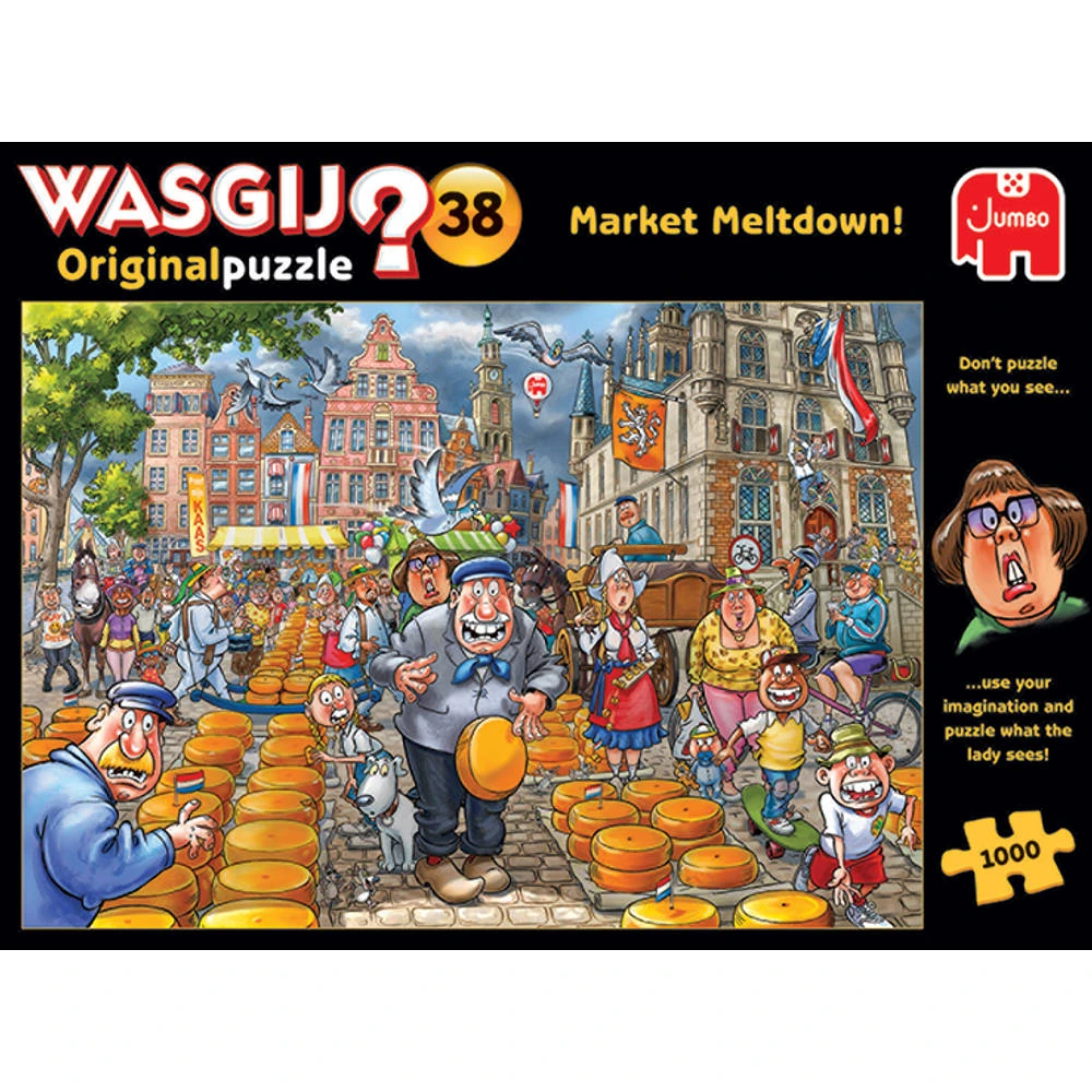 Jumbo Wasgij Original 38 Puzzel Kaasalarm - 1000 Stukjes 3 Jumbo Wasgij Original 38 Puzzel Kaasalarm - 1000 Stukjes - Afbeelding 3