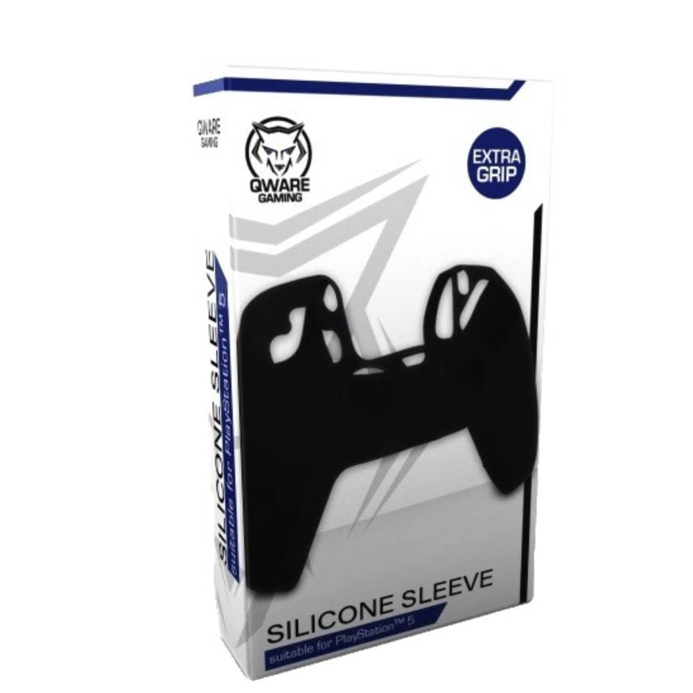 PS5 Qware Silicon Controller Skin - Zwart 1 PS5 Qware Silicon Controller Skin - Zwart
