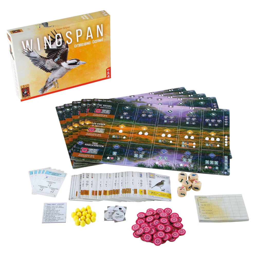 999 Games Wingspan Uitbreiding: Oceanië 3 999 Games Wingspan Uitbreiding: Oceanië - Afbeelding 3
