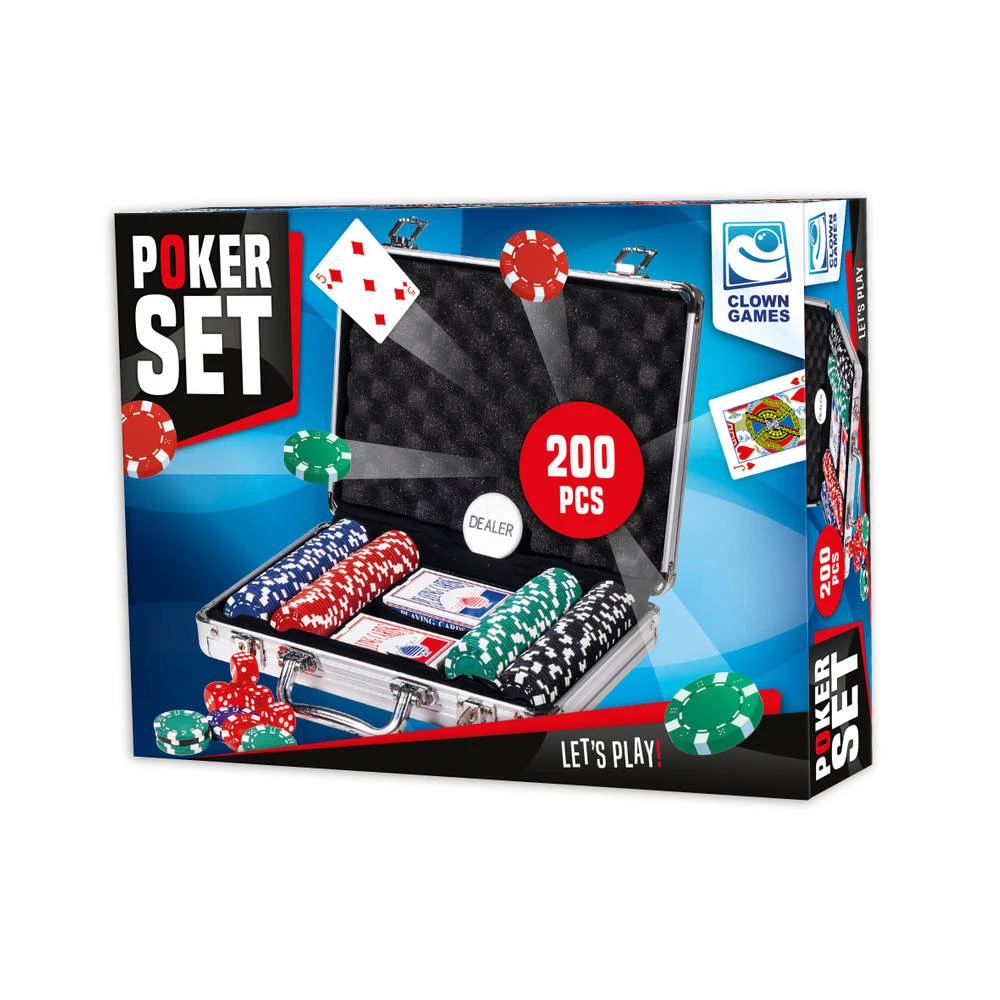 No Brand Pokerset 200-delige Koffer 1 No Brand Pokerset 200-delige Koffer