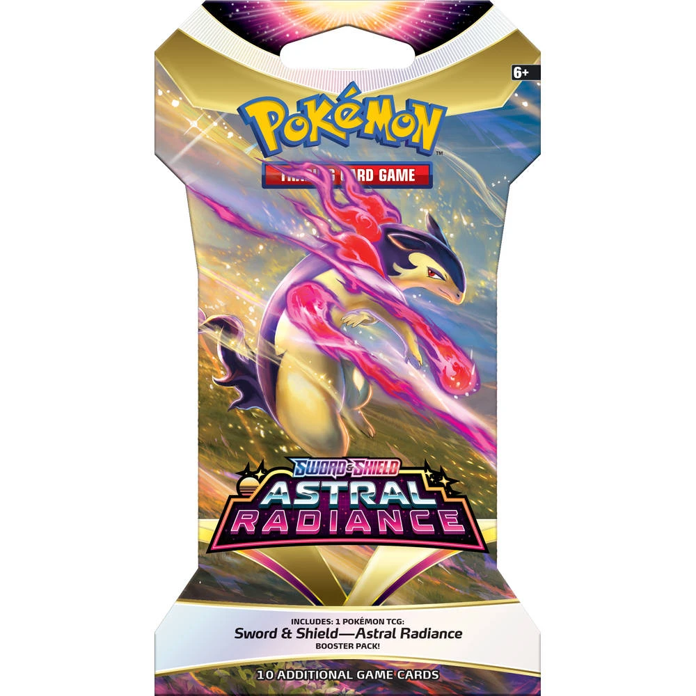 ASMODEE Pokémon TCG Sword & Shield: Astral Radiance Sleeved Booster 1 ASMODEE Pokémon TCG Sword & Shield: Astral Radiance Sleeved Booster