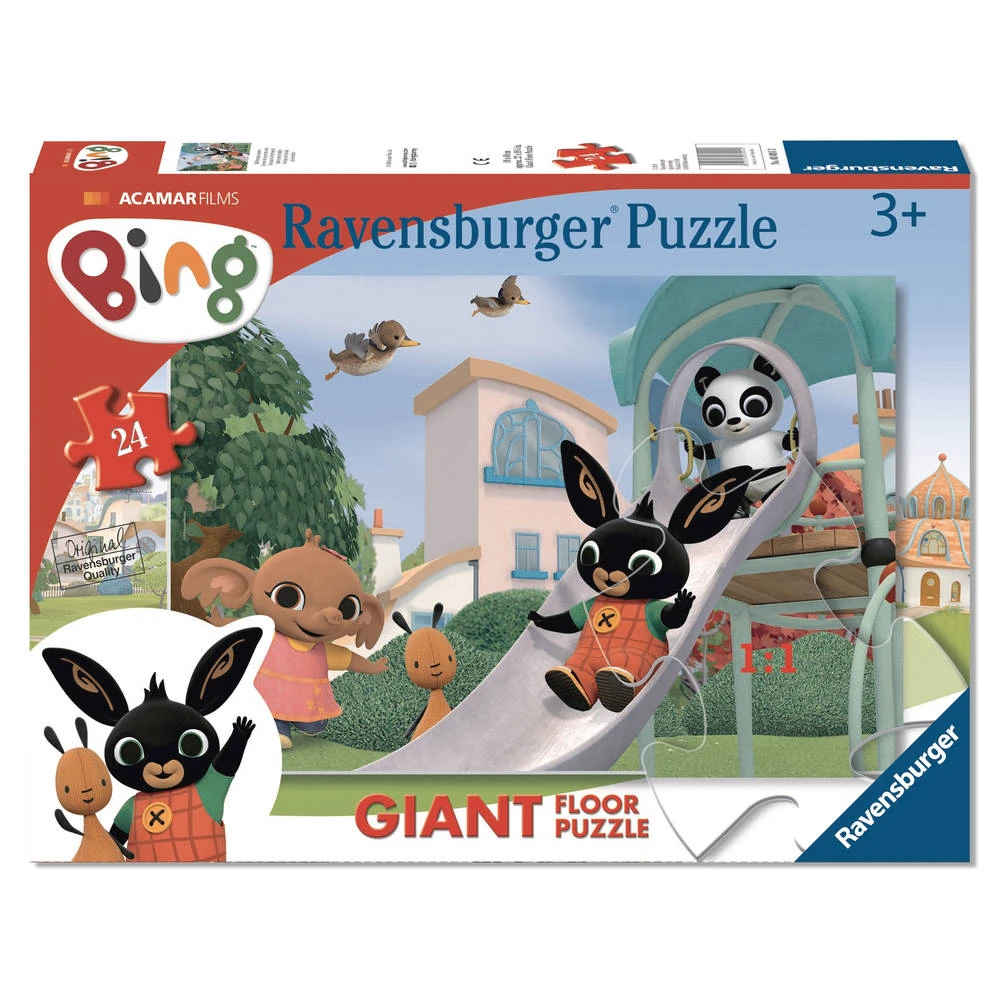 Ravensburger Vloerpuzzel Bing - 24 Stukjes 1 Ravensburger Vloerpuzzel Bing - 24 Stukjes