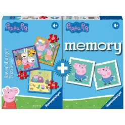 Ravensburger Peppa Pig 3-in-1 Puzzel Met Memory - 25/36/49 Stukjes -Spellen Speelgoed Winkel 1992586 a857cc1d
