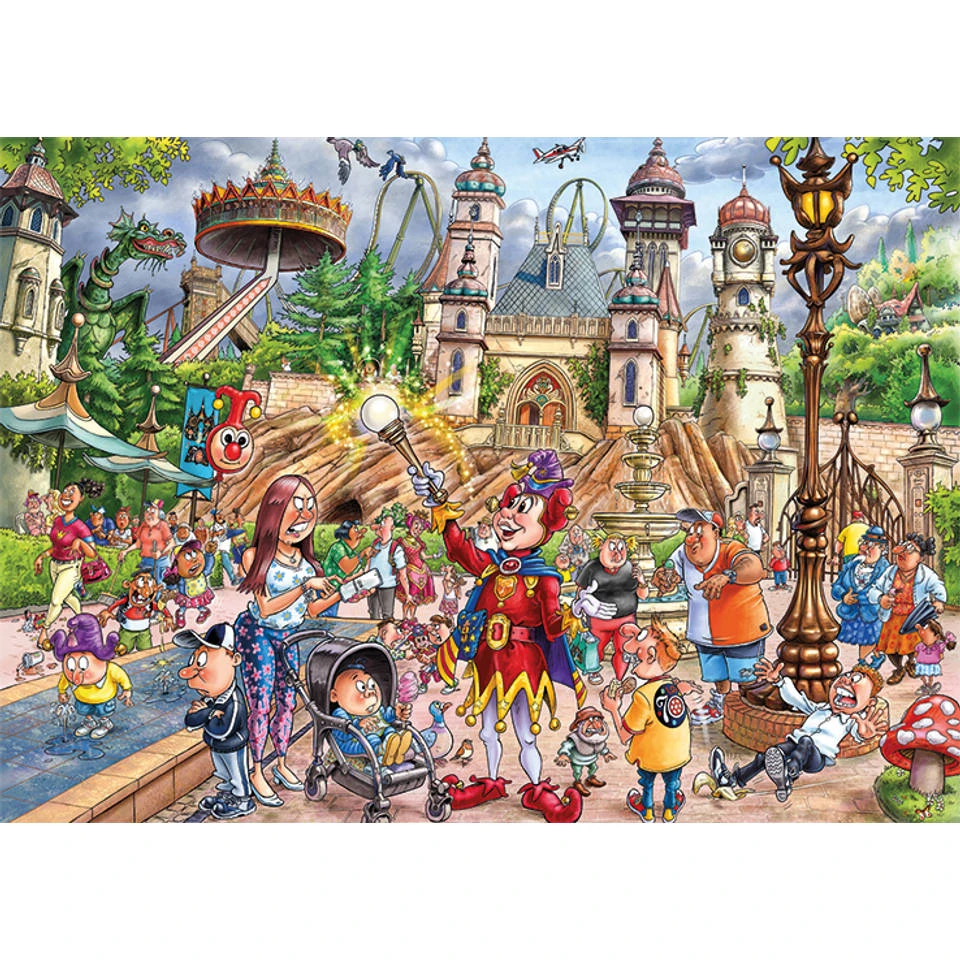 Jumbo Legpuzzel Wasgij Mystery Efteling - 1000 Stukjes 3 Jumbo Legpuzzel Wasgij Mystery Efteling - 1000 Stukjes - Afbeelding 3