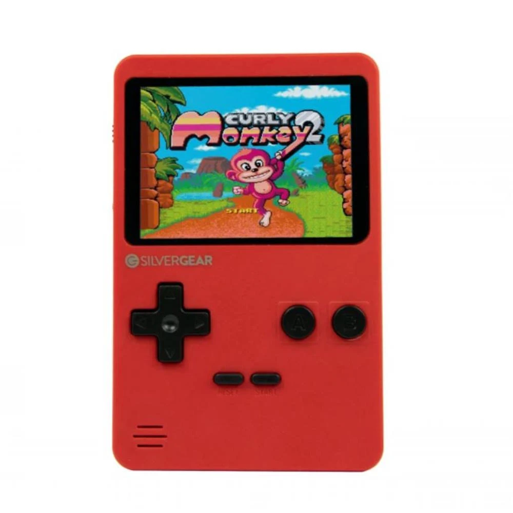 No Brand Silvergear Mini Retro Arcade Spelcomputer - Rood 2 No Brand Silvergear Mini Retro Arcade Spelcomputer - Rood - Afbeelding 2
