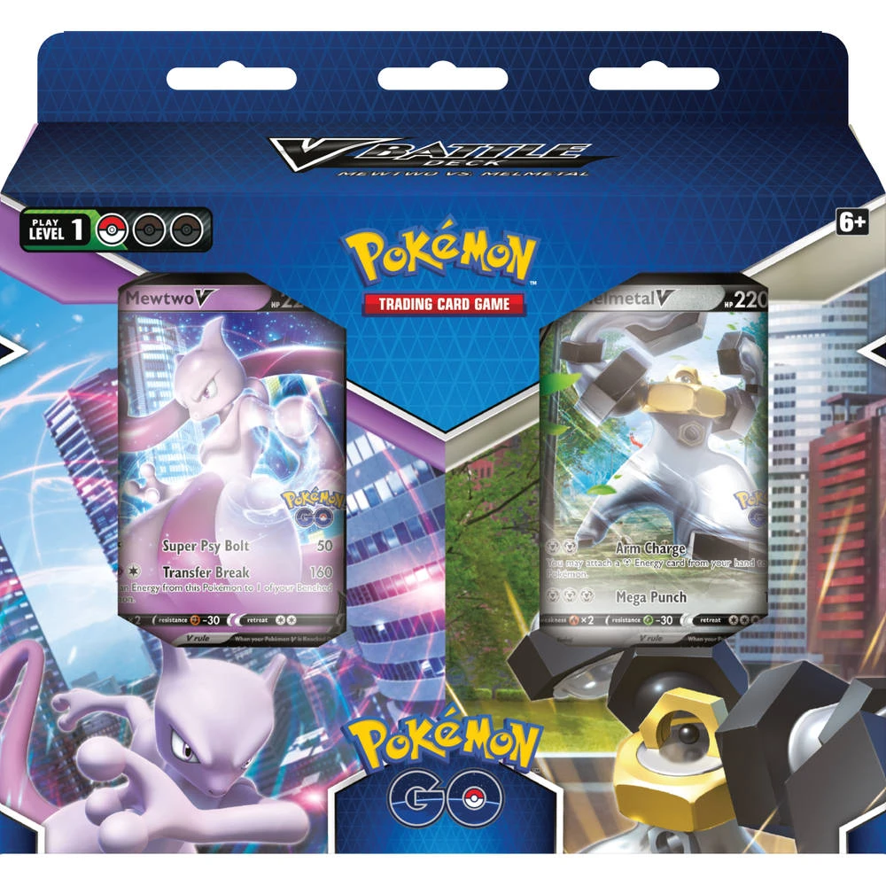 ASMODEE Pokémon Go TCG Battle Deck Bundel Mewtwo V Vs. Melmetal V 2 ASMODEE Pokémon Go TCG Battle Deck Bundel Mewtwo V Vs. Melmetal V - Afbeelding 2