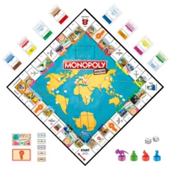Hasbro Gaming Monopoly Wereldreis -Spellen Speelgoed Winkel 1993144 cc8e3702